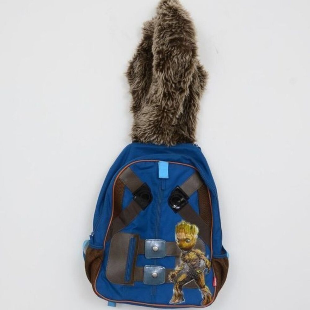RARE! Marvel GROOT Backpack w/ Hood - Authentic Disney Store Exclusive - Picture 6 of 7
